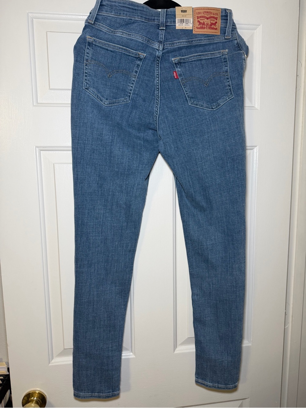 NWT Levi’s 721 High Rise Skinny Jeans Women’s 28x30 Medium Wash Stretch Denim - Picture 6 of 6